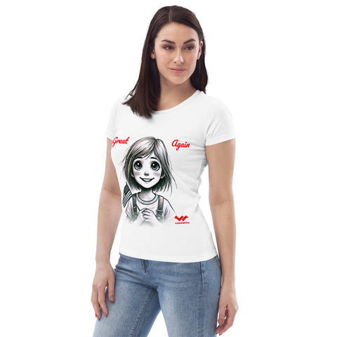 LOADWICK - Great Again Women's fitted eco tee