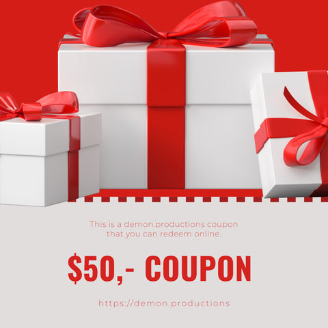 demon gift certificate