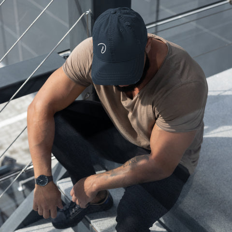 D LIKE DEMON distressed dad hat